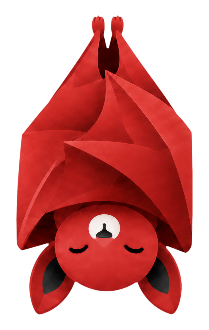 Sleeping bat representing the BATai research direction